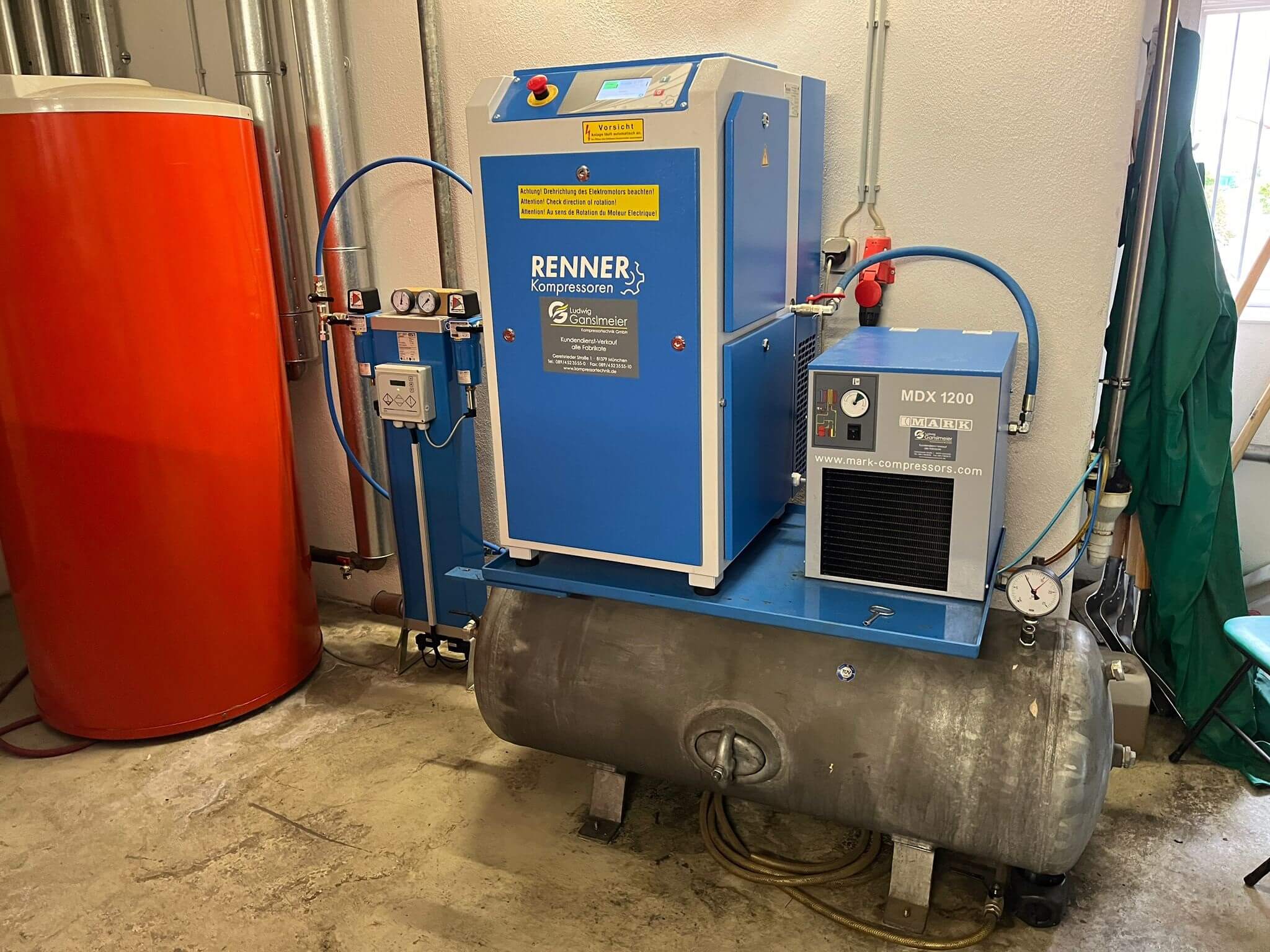 Integration einer neuen Kompressoranlage